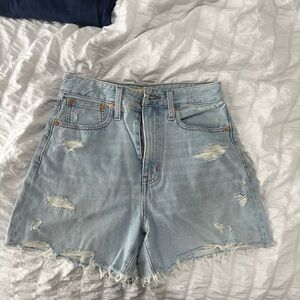 Madewell Distressed Denim Shorts